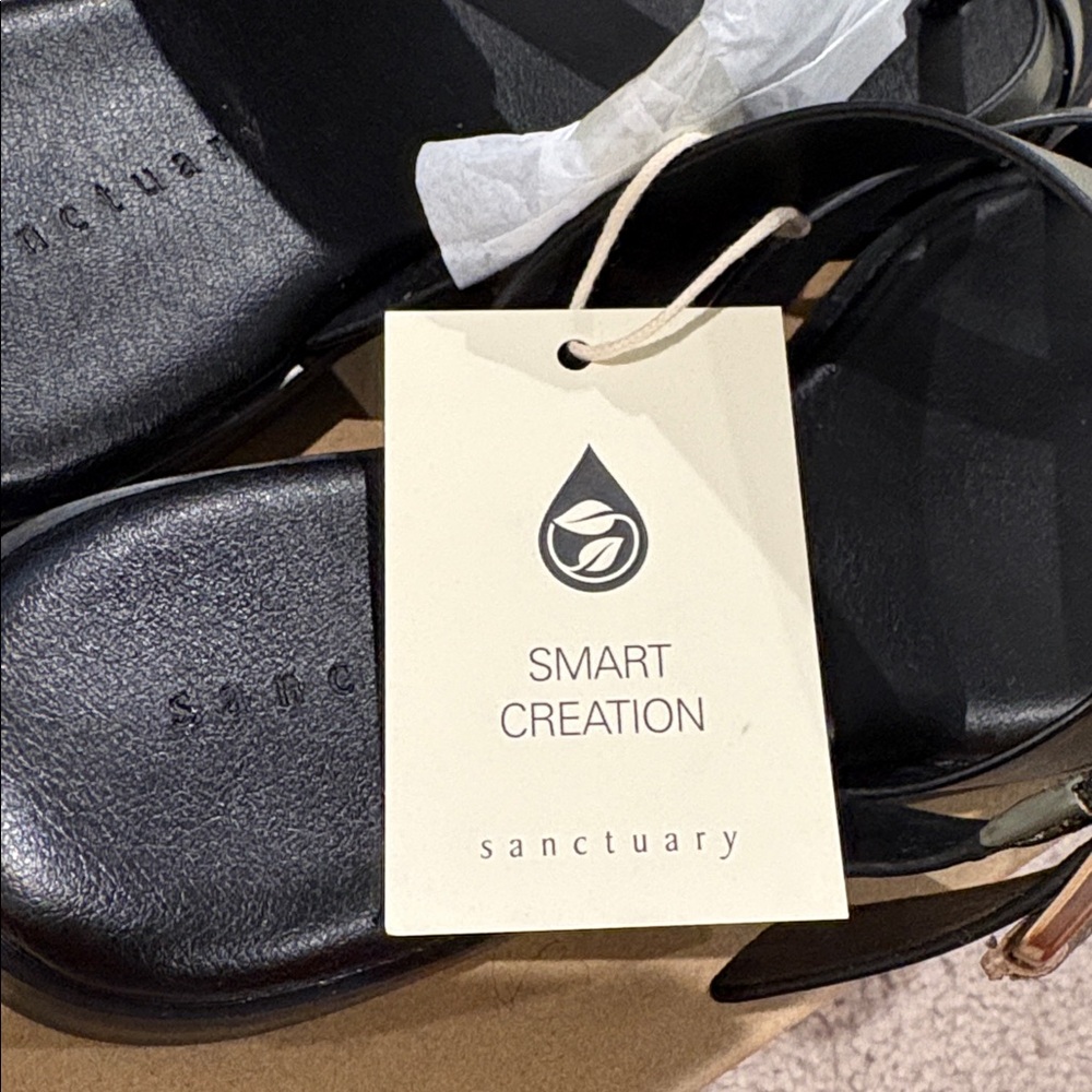 New in box! Sanctuary Green Sandals comfort 8 - Picture 4 of 8